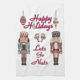 Helgdag Nutcracker Lets Go Nöt Kökshandduk