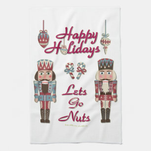 Helgdag Nutcracker Lets Go Nöt Kökshandduk