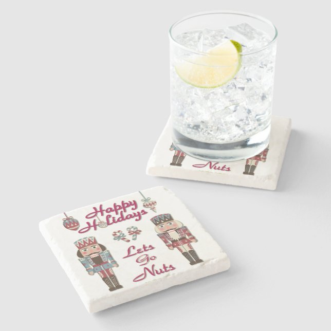 Helgdag Nutcracker Lets Go Nöt Stenunderlägg (Sidan)