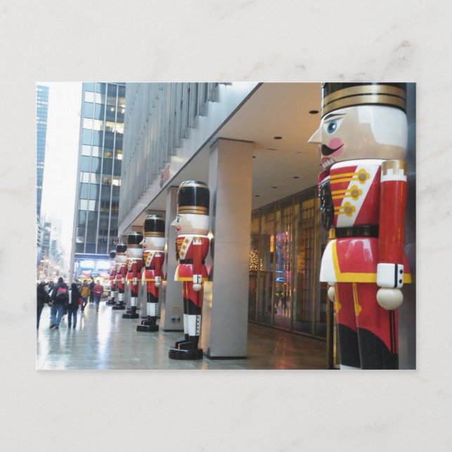 Helgdag Nutcrackers NYC Helg Vykort (Framsida)