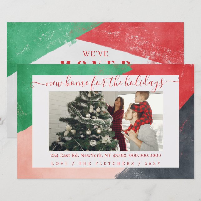 Helgdag Ny hemfoto för Abstrakt i budgeten (Fram/baksida)