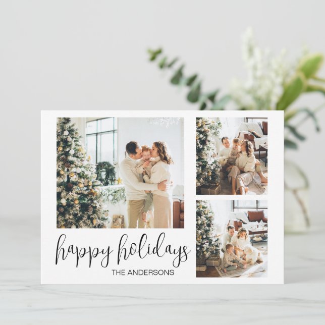 Helgdag nya årskort för juljul julkort (Stående Fram)