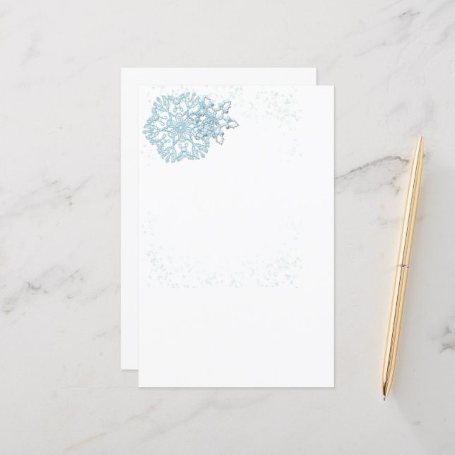 Helgdag och Winter Snöflingor (Fram/Back In Situ)