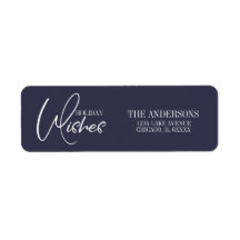 Helgdag Önskemål juladressetikett