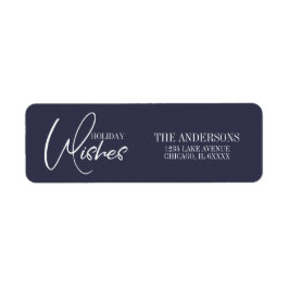 Helgdag Önskemål juladressetikett Returadress Etikett