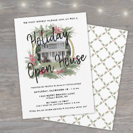 Helgdag Open House | Julhuset Party Inbjudningar