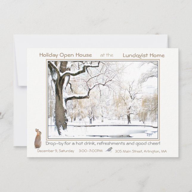 Helgdag öppna hus: inbjudan (Framsida)