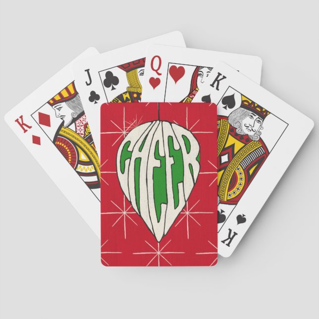 Helgdag Ornament Cheer Casinokort (Baksidan)