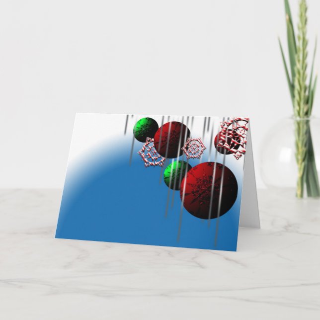 Helgdag Ornament Julafton Bollar Juldekorationer Helgkort (Framsida)