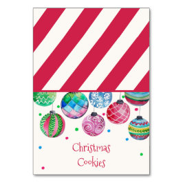 Helgdag Ornament Julbuffet Livsmedelsetiketter Bordsnummer