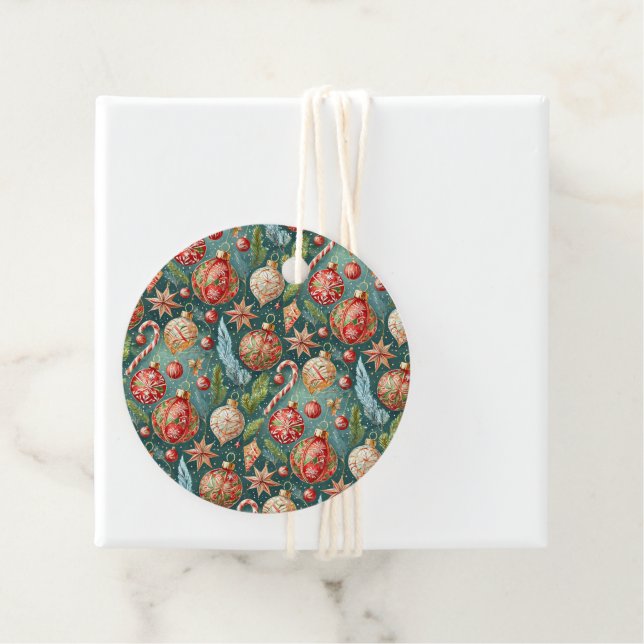 Helgdag Ornaments-gåva Gåvor Etiketter (På plats)