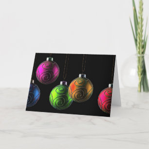 Helgdag Ornaments hälsningskort Helgkort