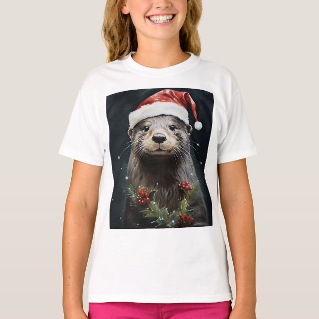 Helgdag Otter T Shirt (Framsida)