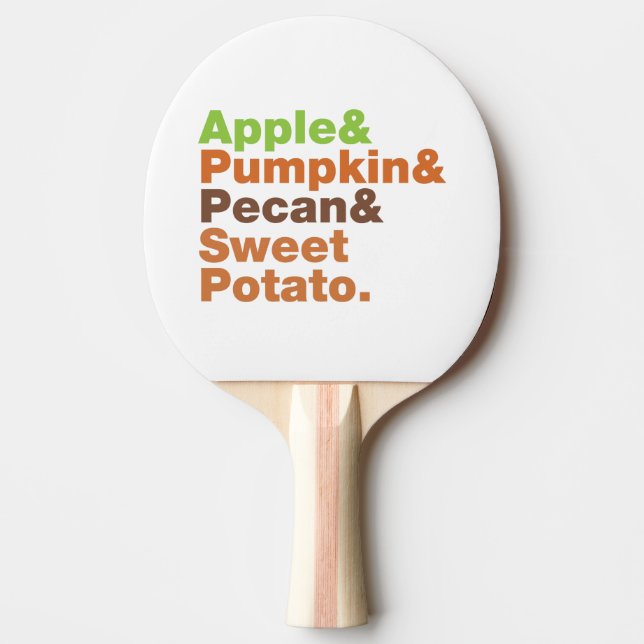 Helgdag Paj ~ Festive Julafton Thanksgiving jul Pingisracket (Framsidan)