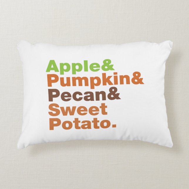 Helgdag Paj ~ Festive Julafton Thanksgiving jul Prydnadskudde (Framsidan)