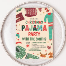 Helgdag Pajama Slumber jul Party
