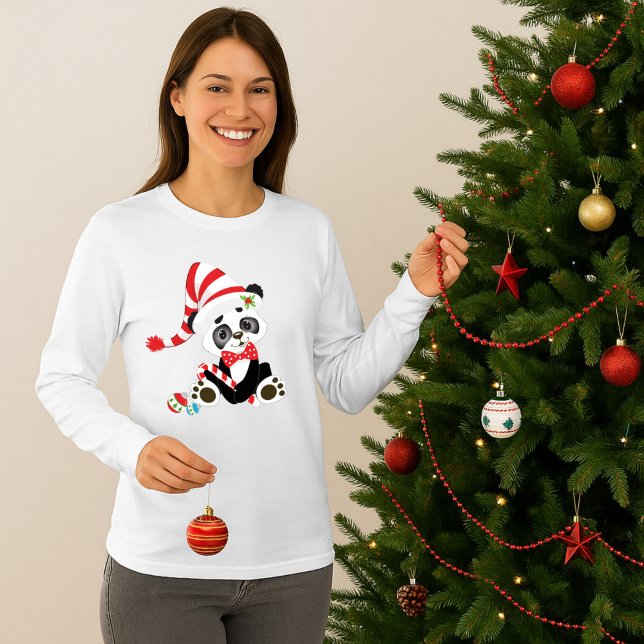 Helgdag Panda jul Tröja (Skapare uppladdad)