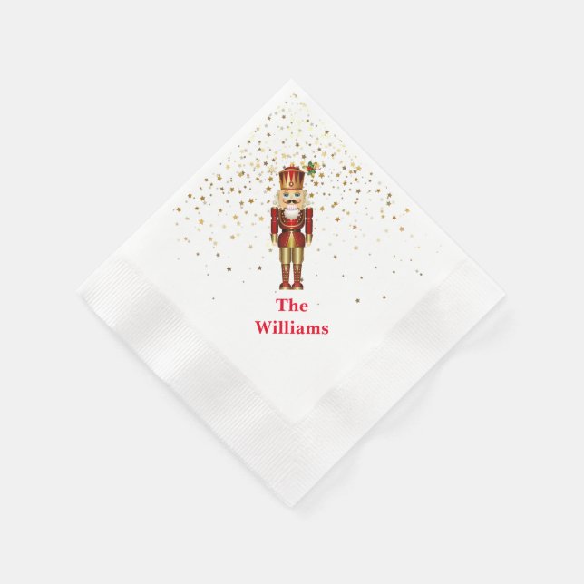 Helgdag Papper Napkins-Nutcracker Pappersservett (Hörn)