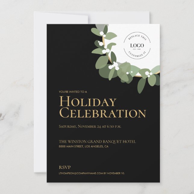 Helgdag Party Inbjudningar (Framsida)