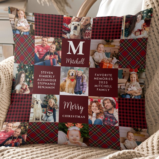 Helgdag Patchwork Pput Family 15-foton Kudde (Skapare uppladdad)
