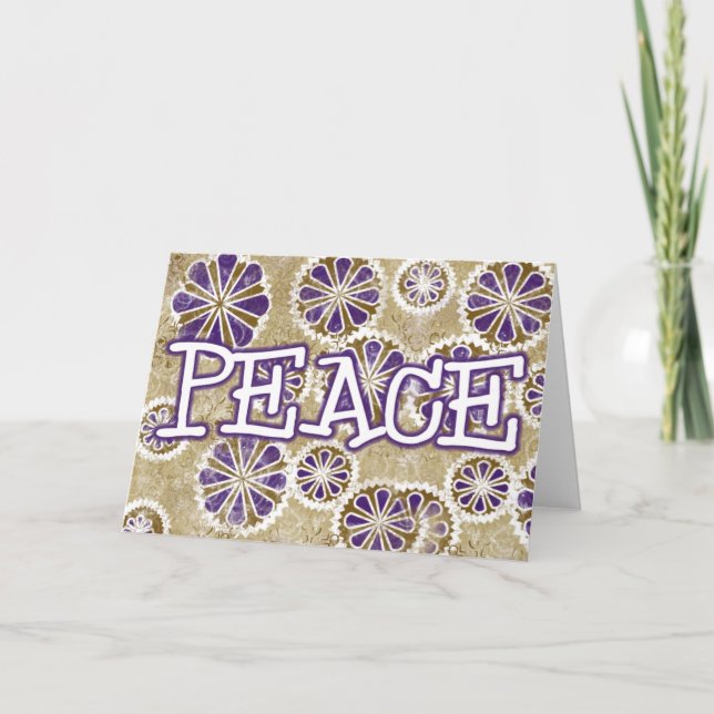 Helgdag Peace Helgkort (Framsida)