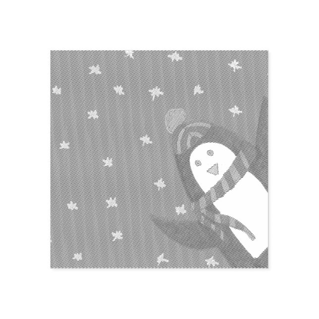 Helgdag Penguin Stämpel (Tryck)