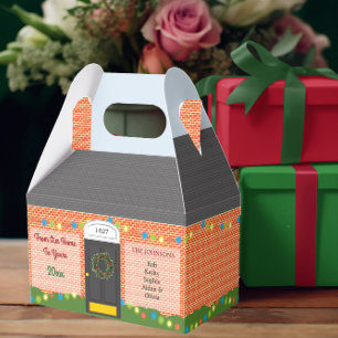 Helgdag Personlig för Julbrickan hemma Presentaskar