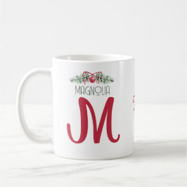 Helgdag Personlig Monogram Kaffemugg