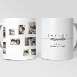 Helgdag Photo Collage Modern Glatt Moments Kaffemugg<br><div class="desc">Jul Helgdag Photo Collage Elegant Glatt Moments ____________________________ ***Denna design är en del av en julklapp för helgdag*** Fånga julhelgens magi med min Elegant Glatta Moments jul - Helgdag Foto Collage Collection! Den här samlingen är designad för att på ett snyggt sätt visa dina uppskattade minnen i en contemporary och...</div>