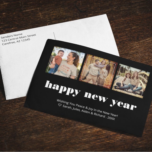 Helgdag Photo Collage Modern Helg Vykort (Skapare uppladdad)