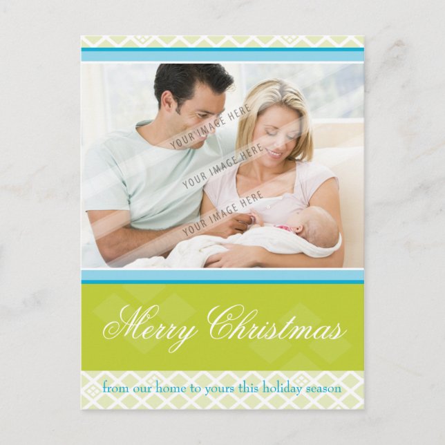 HELGDAG PHOTO POSTCARD: Mjuka diamanter 3 Helg Vykort (Framsida)