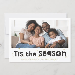 HELGDAG PHOTO roligt christmas citerar detta säson Julkort