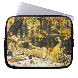 Helgdag, Picknick av James Tissot, Viktoriansk kon Laptop Sleeve