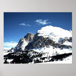 Helgdag Plattkofel och Langkofel Italien Poster