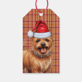 Helgdag Play Australian Terrier Hund jul Presentetikett