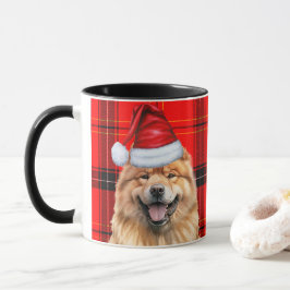 Helgdag Play Chow Chow jultomten Hund Mugg