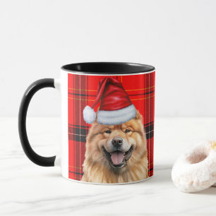 Helgdag Play Chow Chow jultomten Hund Mugg