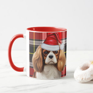Helgdag Play Kung Charles Spaniel-Hund Jul Mugg