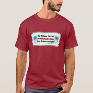 Helgdag Playlist Roligt jul Music Älskare Slogan T Shirt