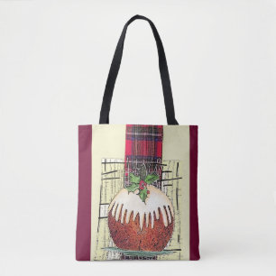 Helgdag Plum Pudding tote Tygkasse