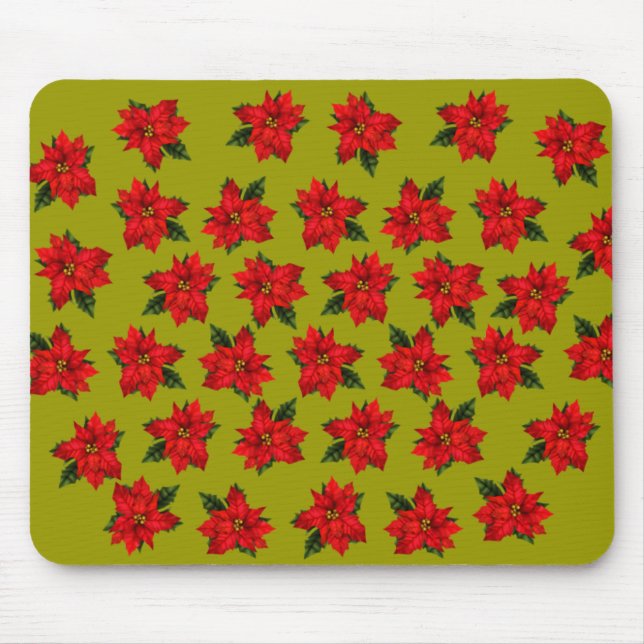 Helgdag Poinsettias Musmatta (Framsidan)