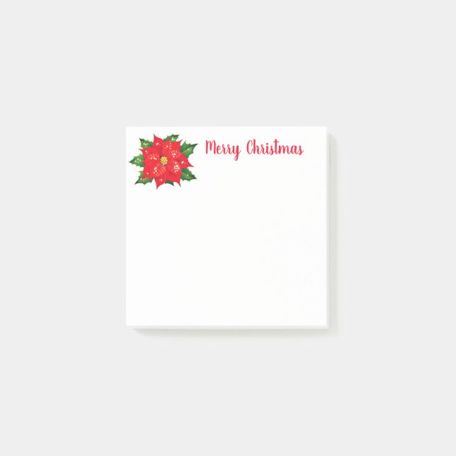 Helgdag Post it-Notes-Poinsettia Post-it Block (Framsida)