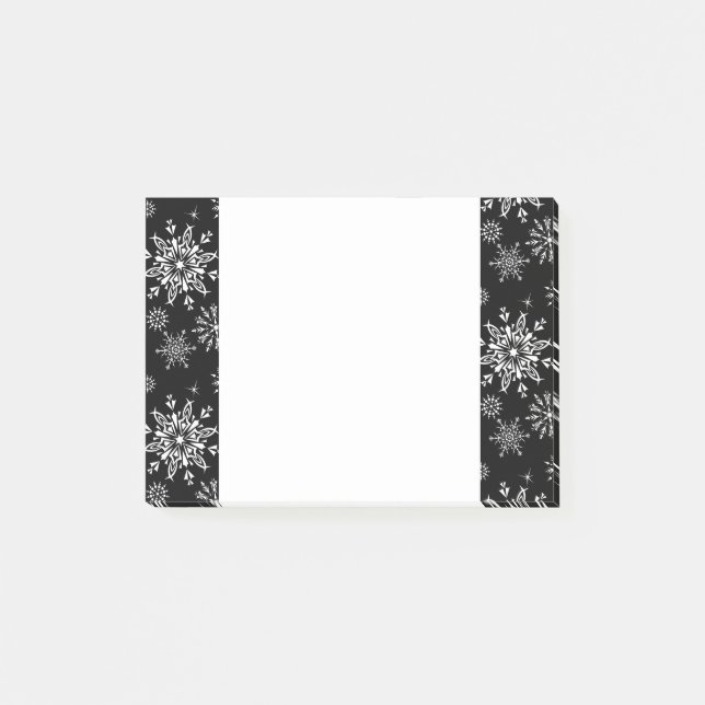 Helgdag Post it Notes-Snöflingor Post-it Block (Framsida)