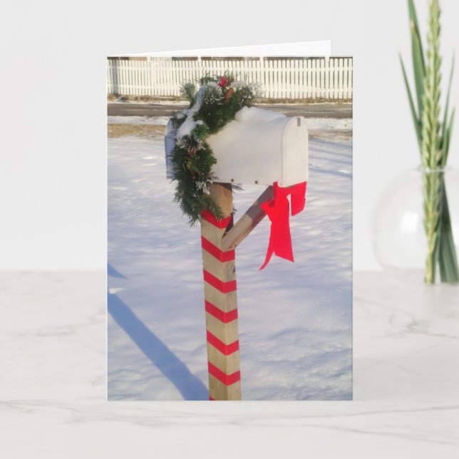 Helgdag postlåda helgkort (Framsida)