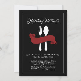 Helgdag Potluck Dinner-inbjudan Inbjudningar