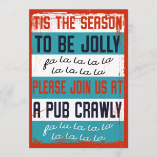 Helgdag Pub Crawl / Beer Crawl Inbjudningar