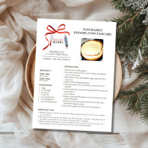 Helgdag Recipe finska Oven Pancake-julkort