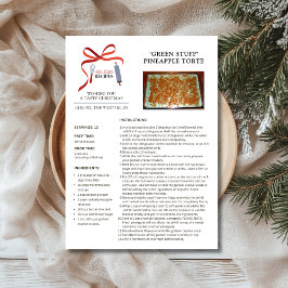 Helgdag Recipes Grönt Saker julkort