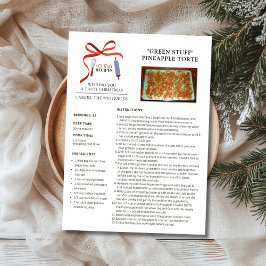 Helgdag Recipes Grönt Saker julkort