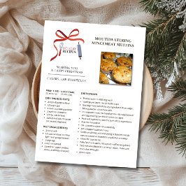 Helgdag Recipes Mincemeat Muffins Julkort